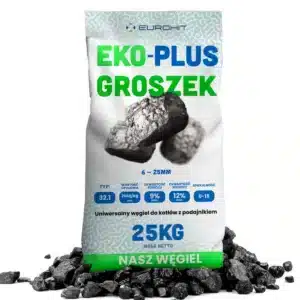 Ekogroszek ECO-PLUS paleta 750 kg węgiel workowany